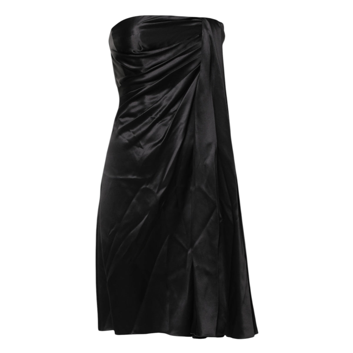 Dolce & Gabbana Black Strapless Sheath A-line Mini Dress