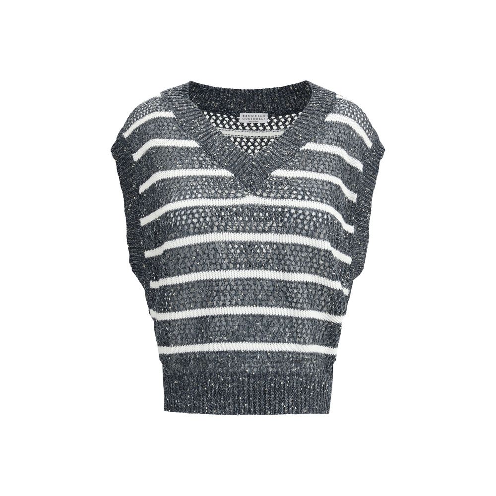 Brunello Cucinelli Striped Vest