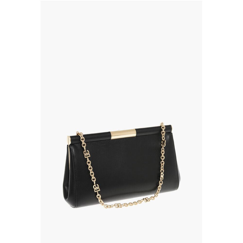 Dolce & Gabbana Black Calfskin Clutch Bag