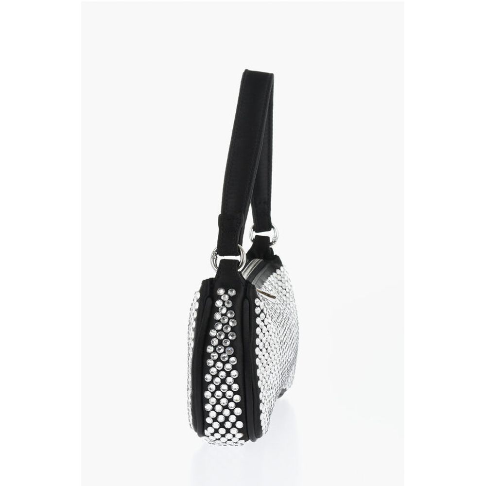 Jw Pei Satin EVA Mini Bag With Rhinestone Embellishment