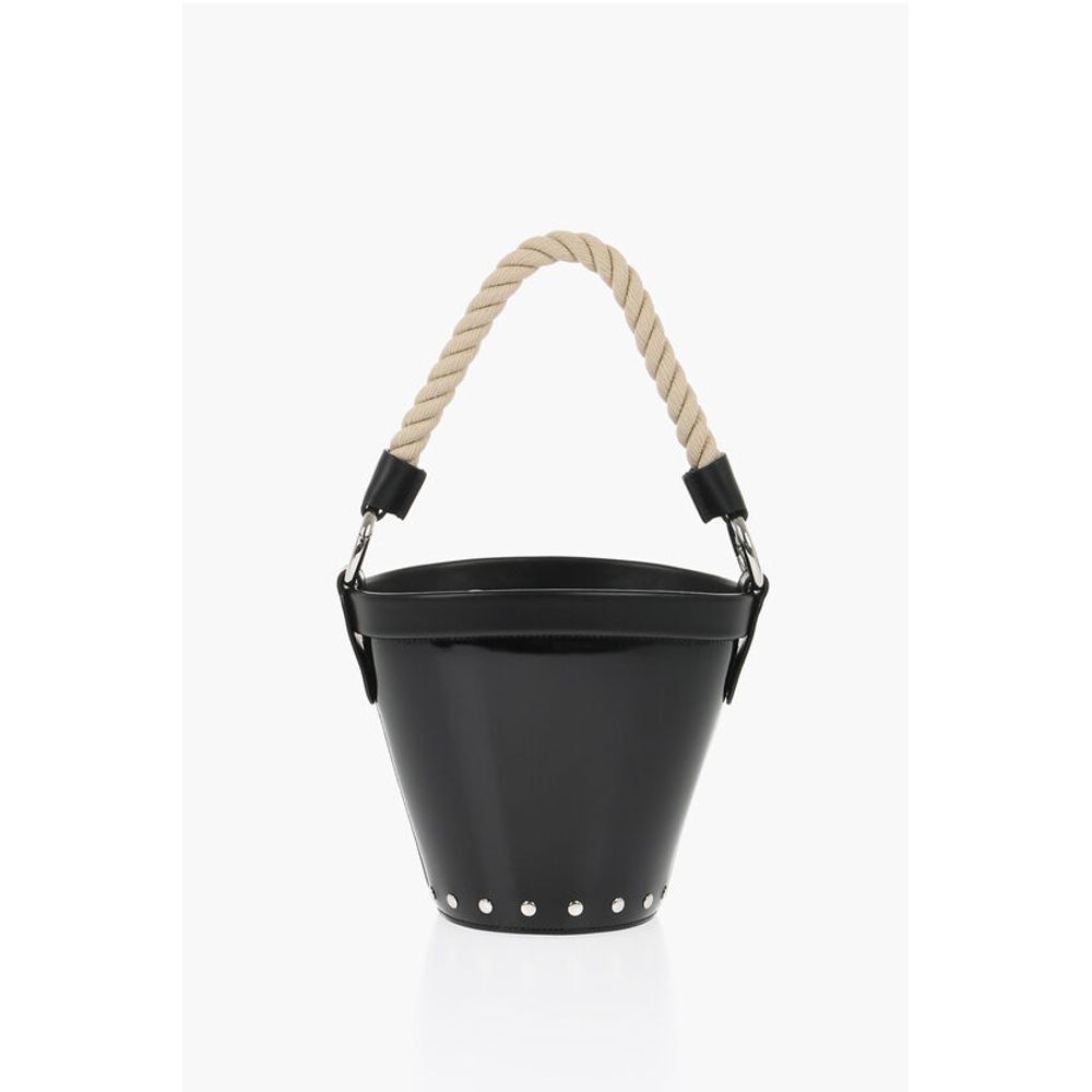Maison Margiela Black Leather Shoulder Bag
