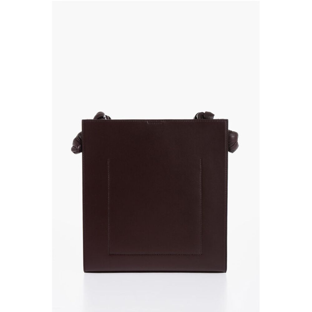 Jil Sander Burgundy Cowhide Shoulder Bag