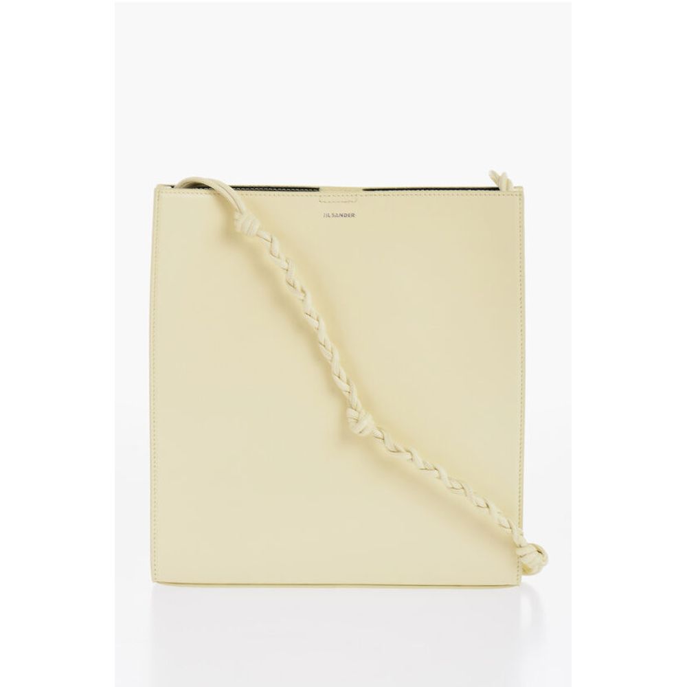 Jil Sander Yellow Cowhide Shoulder Bag