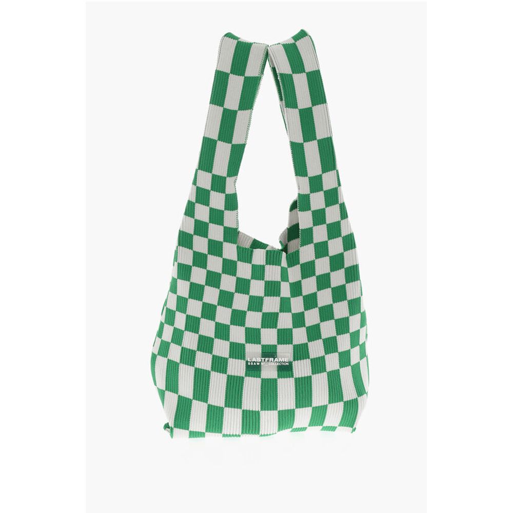 Last Frame Green Polyester Shoulder Bag
