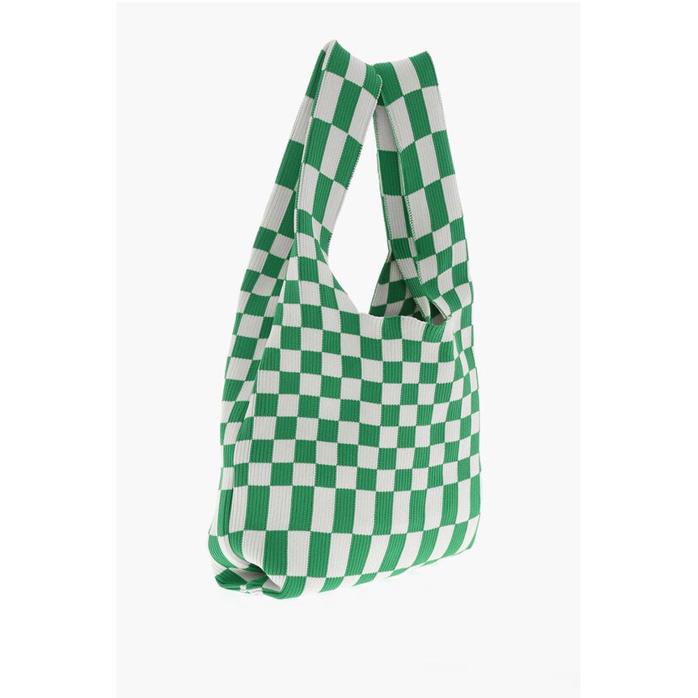 Last Frame Green Polyester Shoulder Bag