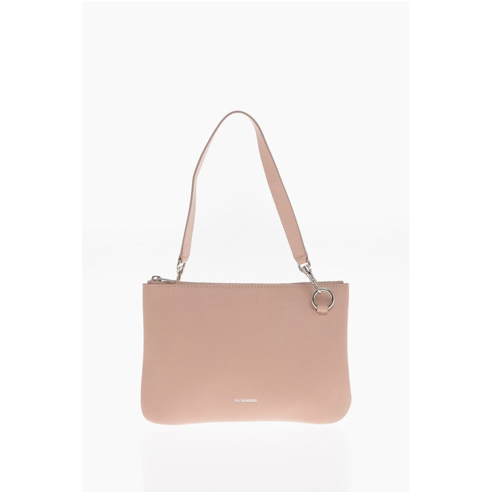 Jil Sander Multicolor Lambskin Clutch Bag