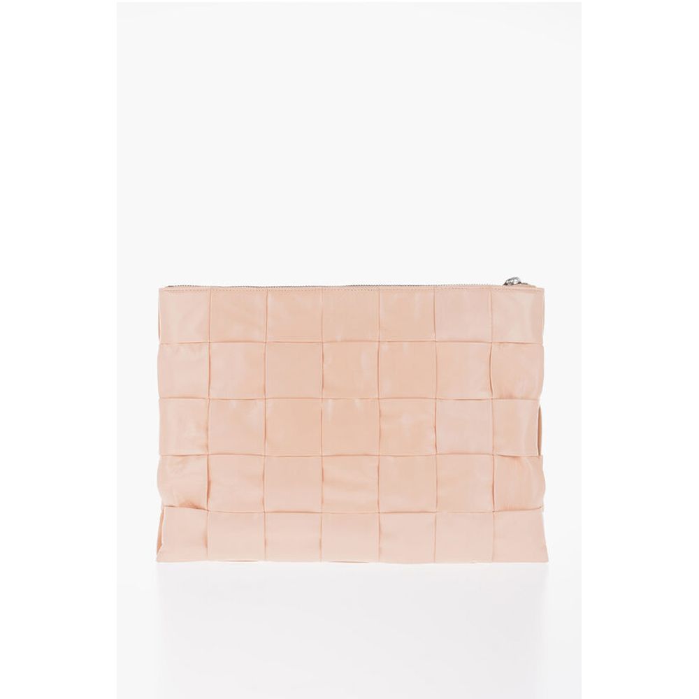 Bottega Veneta Multicolor Calfskin Clutch Bag