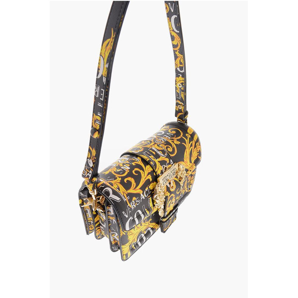 Versace Yellow Polyester Shoulder Bag