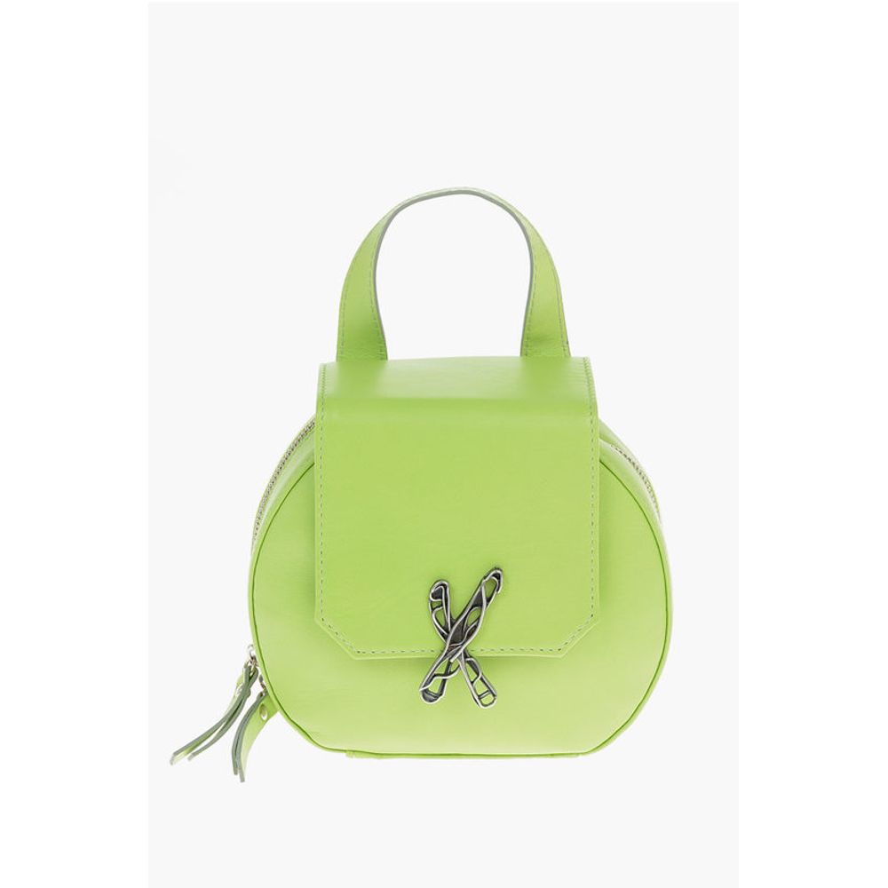 Ixos Green Calfskin Shoulder Bag