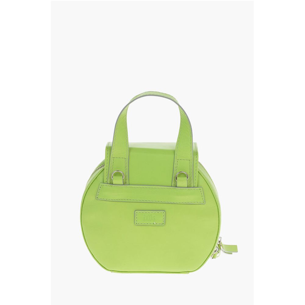 Ixos Green Calfskin Shoulder Bag