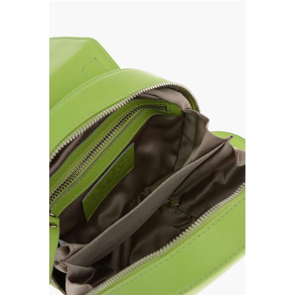 Ixos Green Calfskin Shoulder Bag