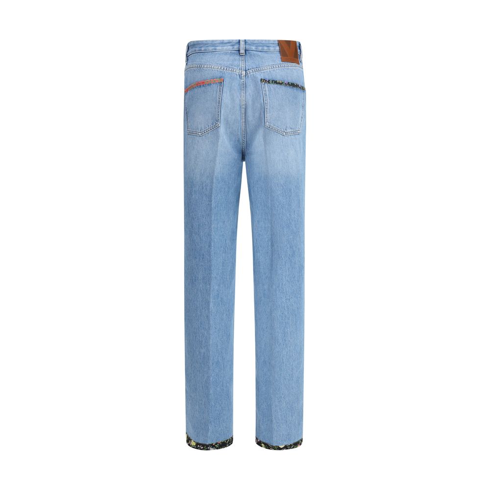 Valentino Jeans with floral details