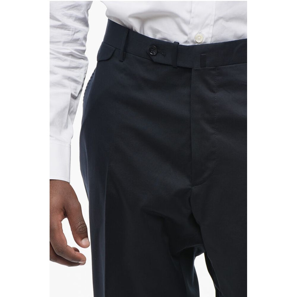 Tagliatore Stretch Cotton Chinos Pants with Belt Loops