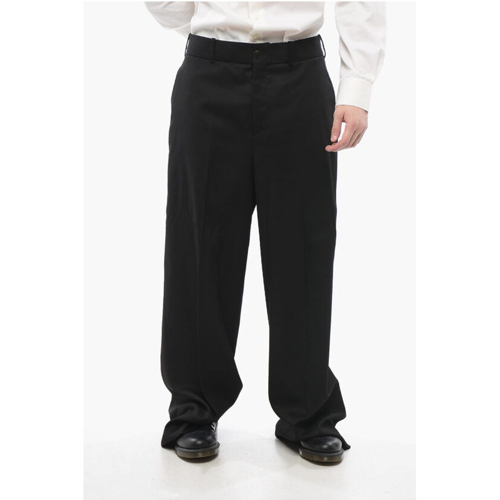Valentino Hidden Buttoning Loose Fit Pants