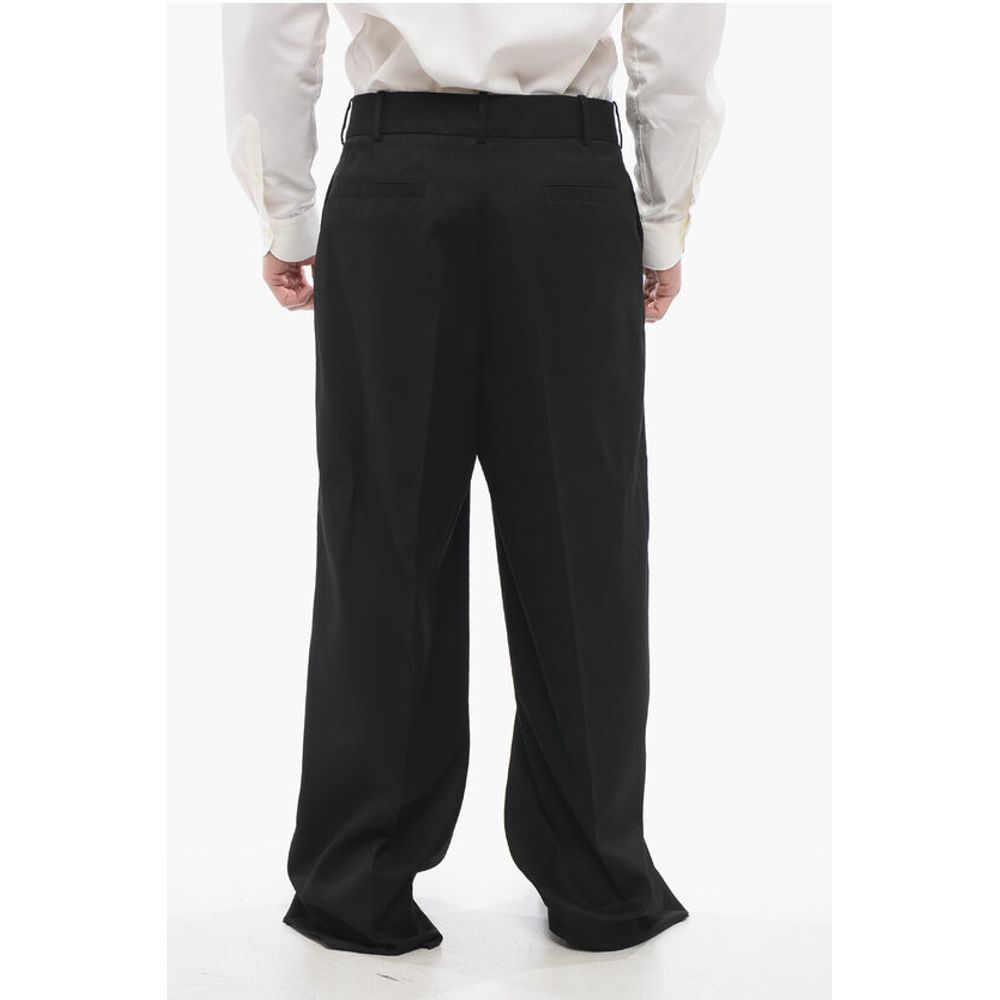 Valentino Hidden Buttoning Loose Fit Pants