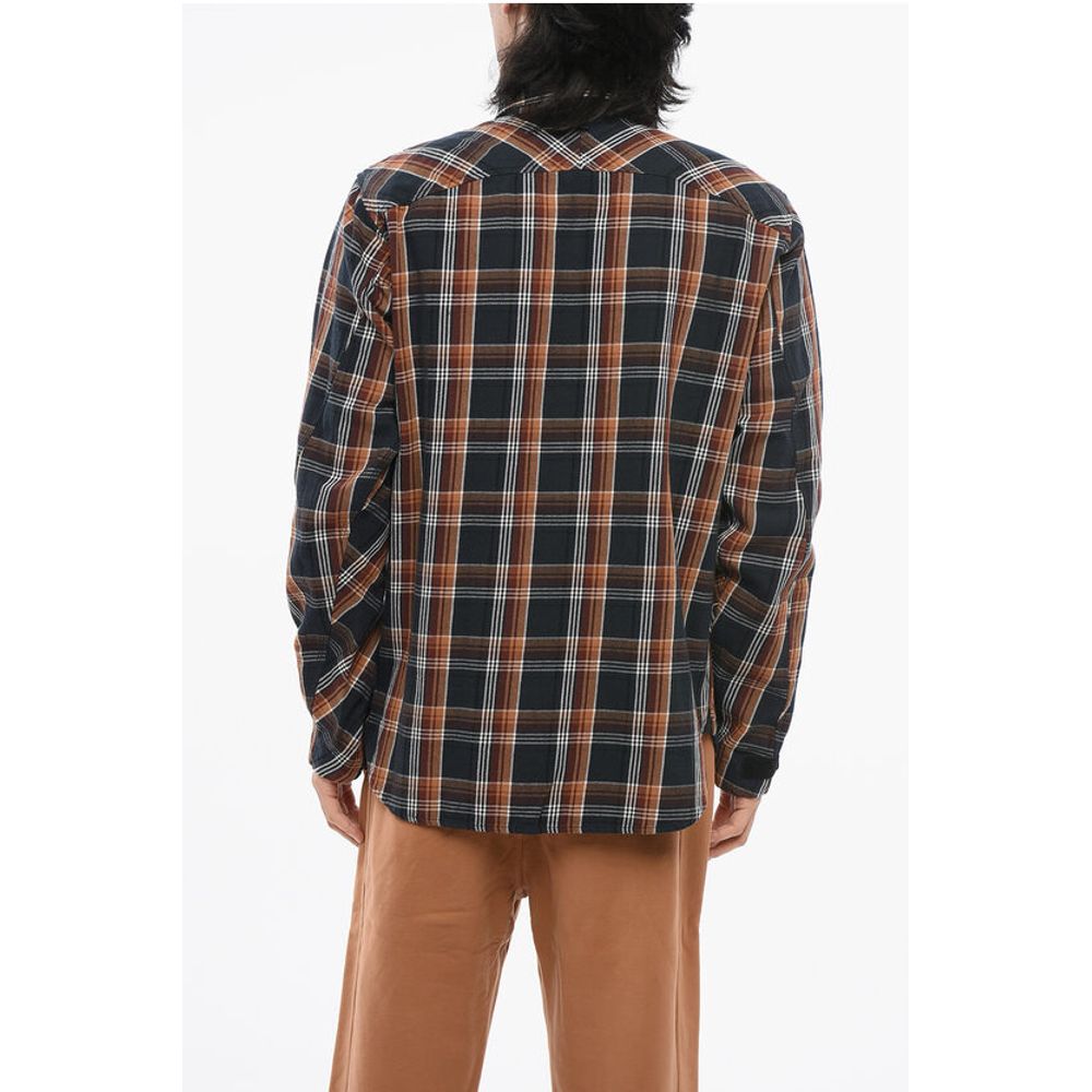 Rag&Bone ICONS Cotton Flannel Saharan Overshirt with Tartan Motif
