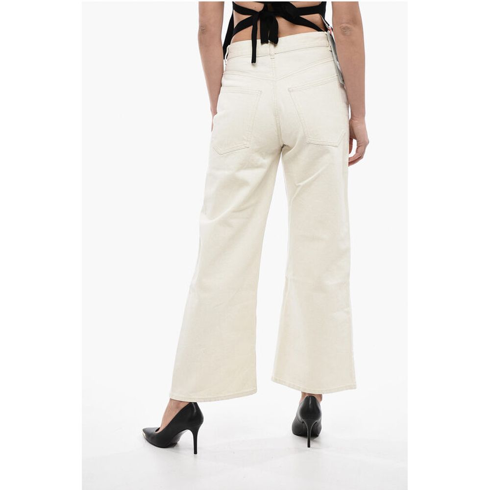 Chloé 5 Pocket Cotton Blend Palazzo Pants