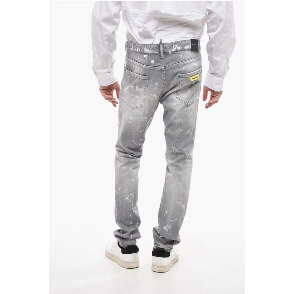 Dsquared² Tapered Fit Cool Guy Denims with Paint Motif