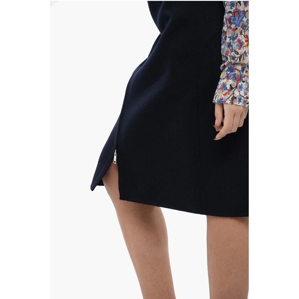 Prada Angora Blend Longuette with Leather Belt