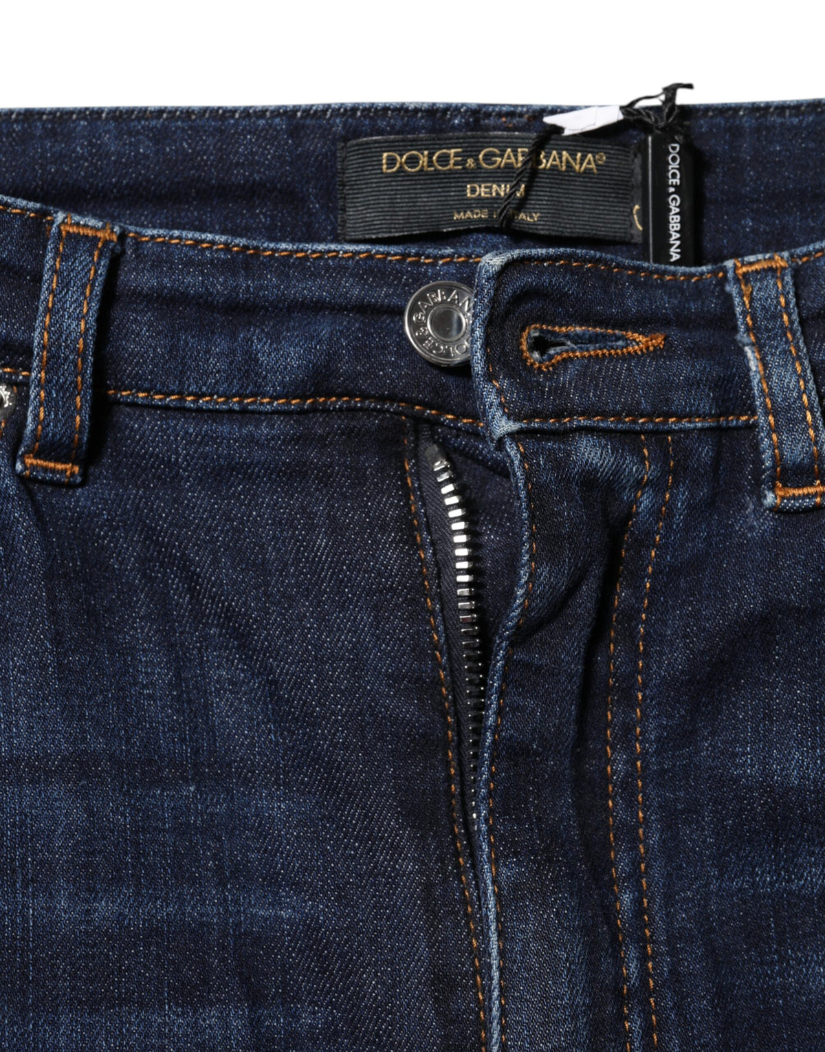 Dolce & Gabbana Blue GRACE High Waist Skinny Denim Jeans