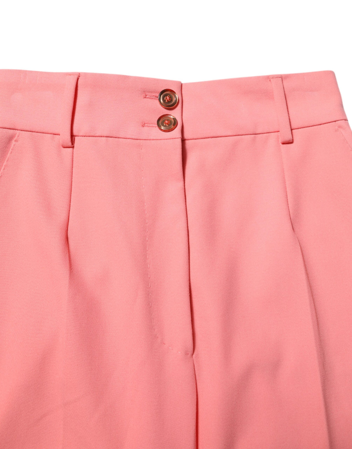 Dolce & Gabbana Pink High Waist Tapered Dress Pants