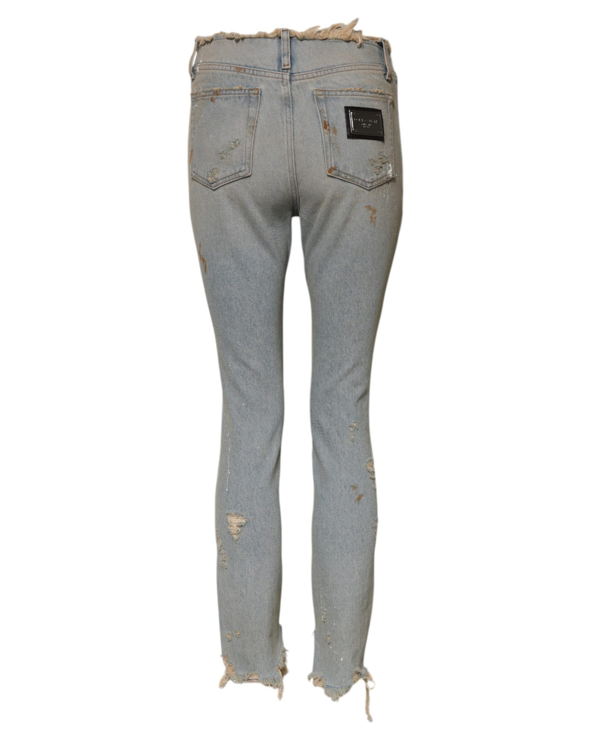 Dolce & Gabbana Light Blue High Waist Skinny Denim Jeans