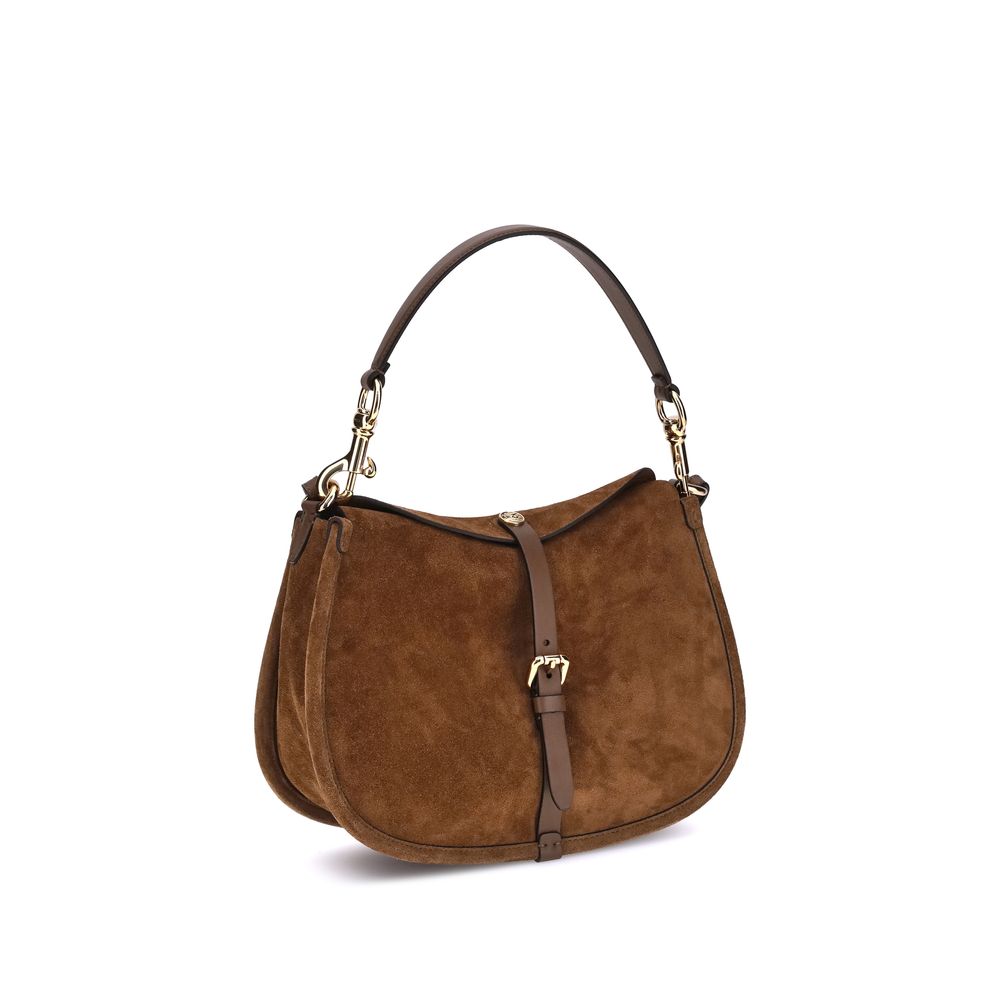 Etro Suede Pony Shoulder Bag