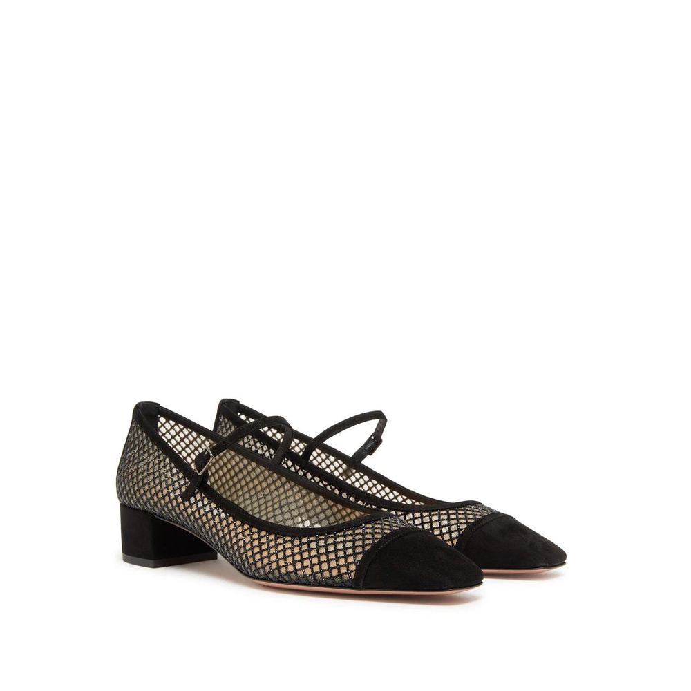 Aquazzura Black Calfskin Pumps