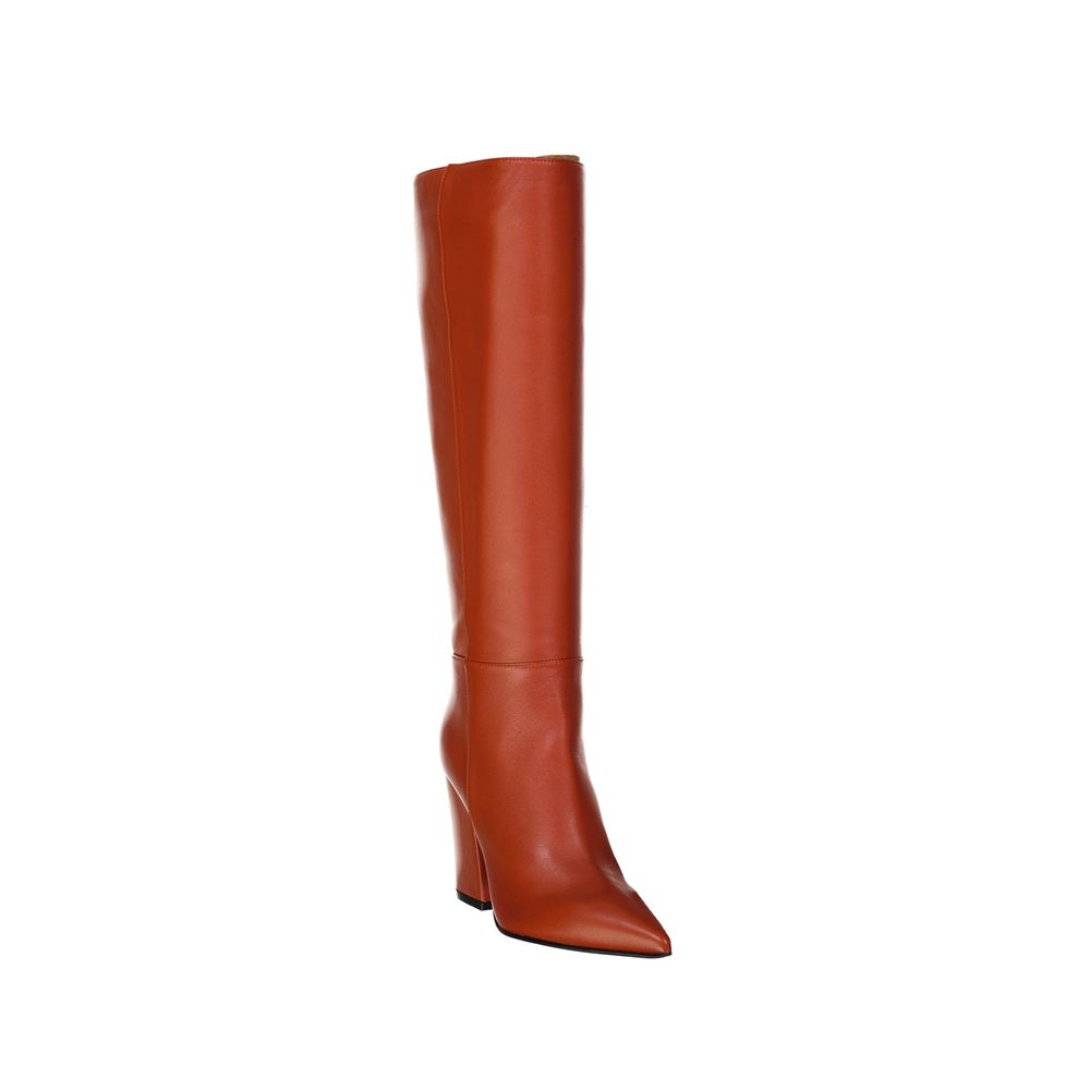 Sergio Rossi Leather Heel Boots
