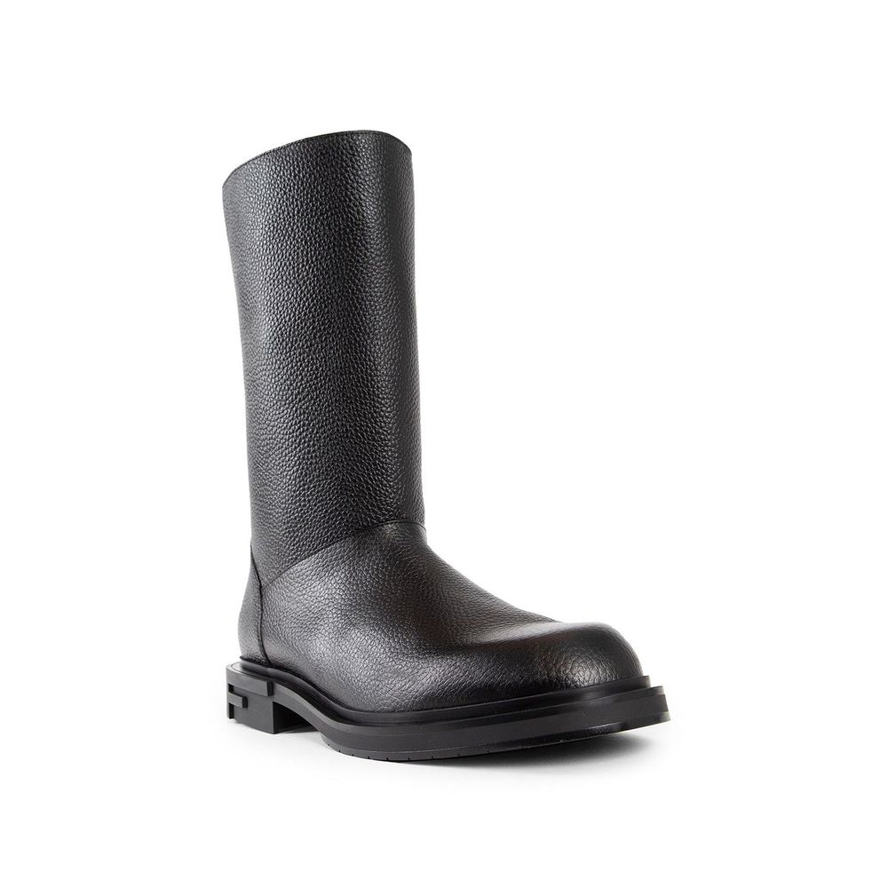 Fendi Leather Frame Boots