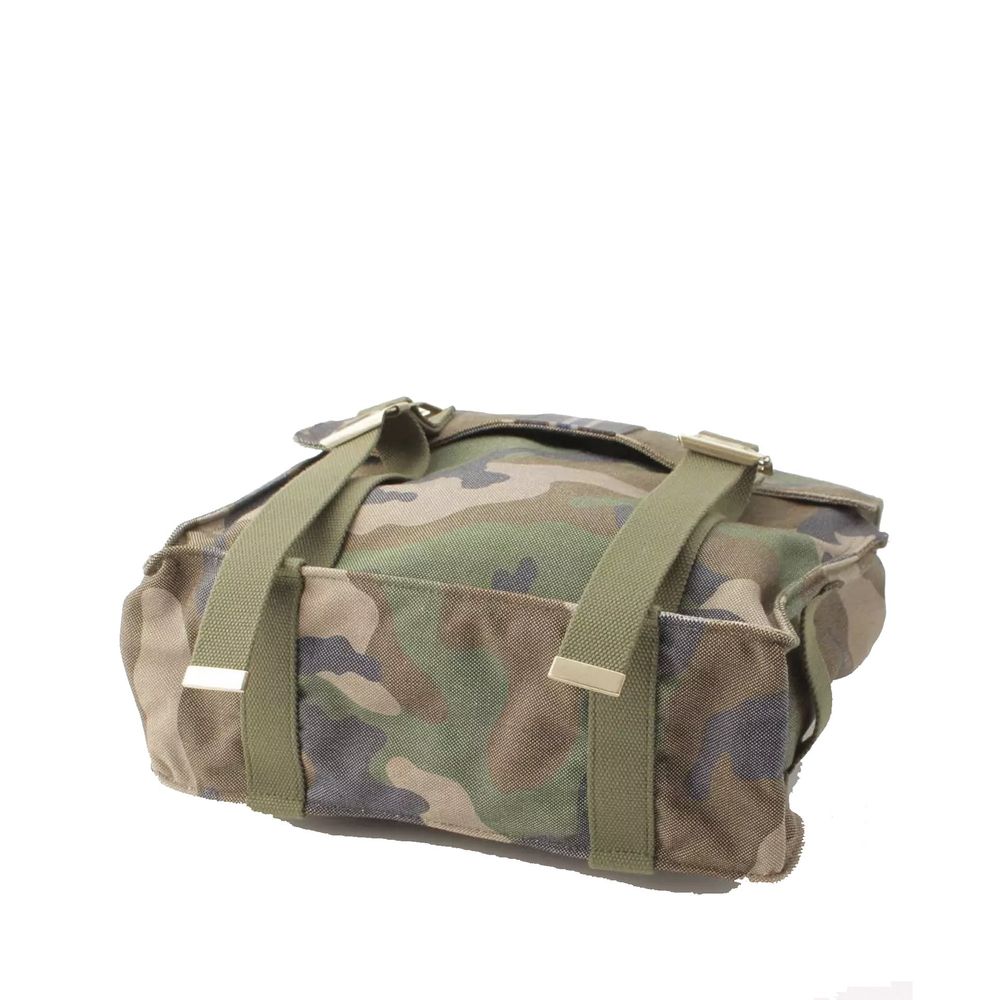 Valentino Military Canvas Backpack