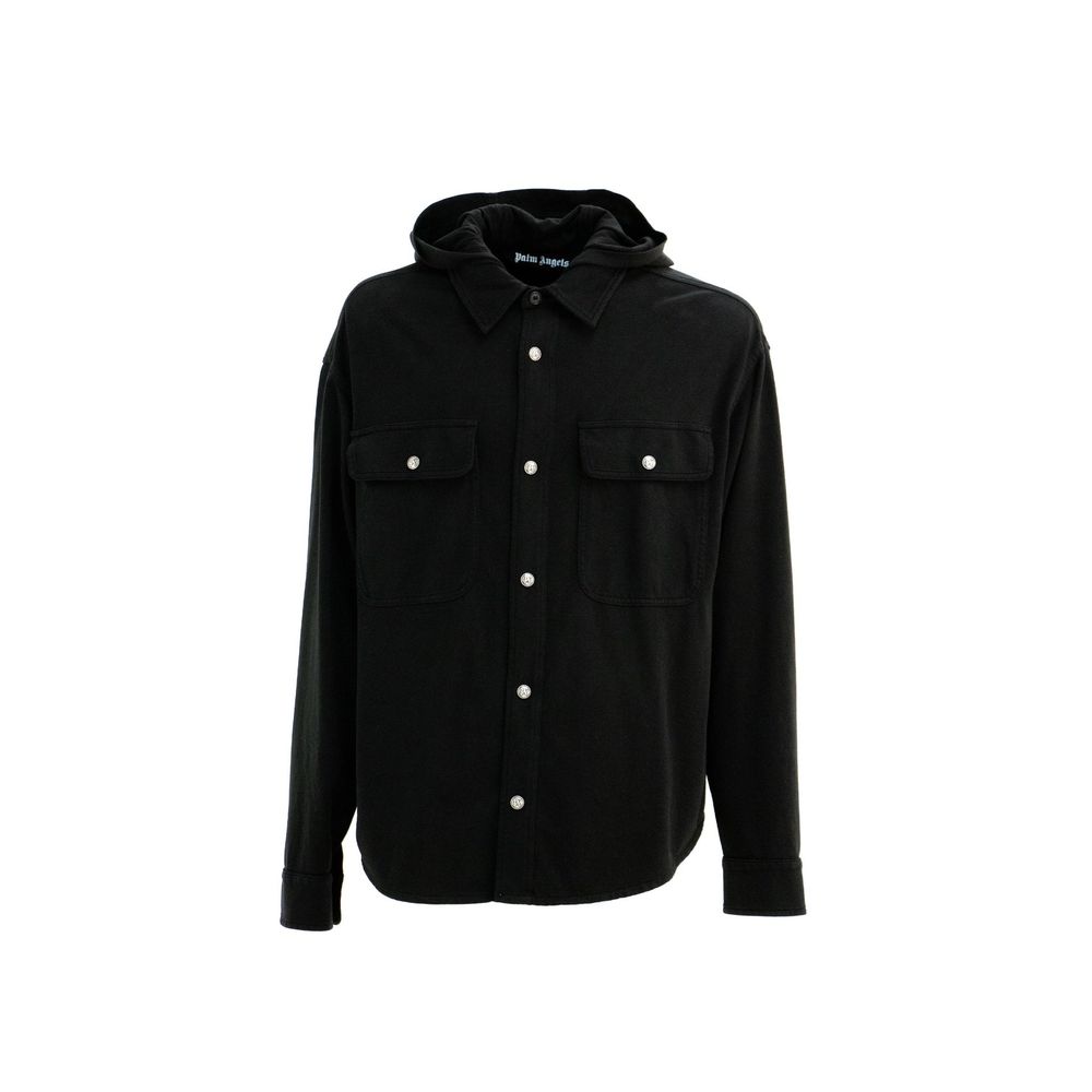 Palm Angels Classic Logo Hooded Overshirt