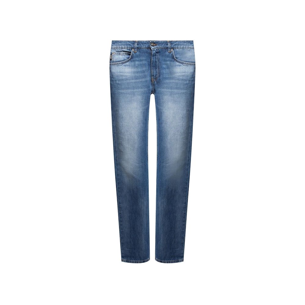 Versace Cotton Logo Denim Jeans