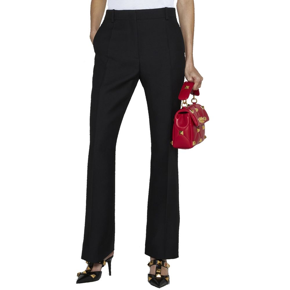 Valentino Wool And Silk Trousers