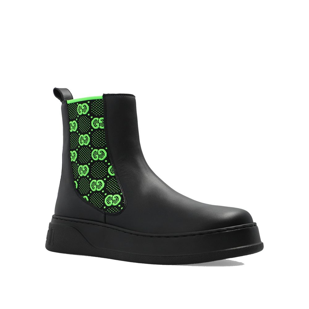 Gucci GG Leather Boots