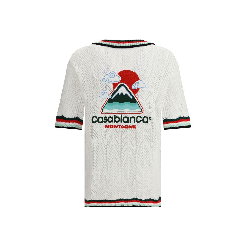 Casablanca Sporty Short-sleeve Cardigan
