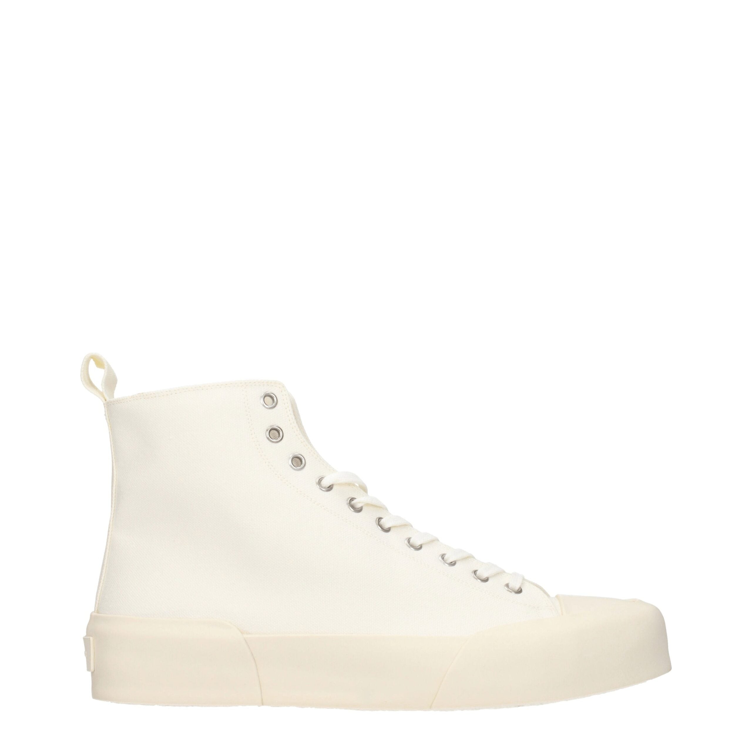 Jil Sander Beige Fabric High Top
