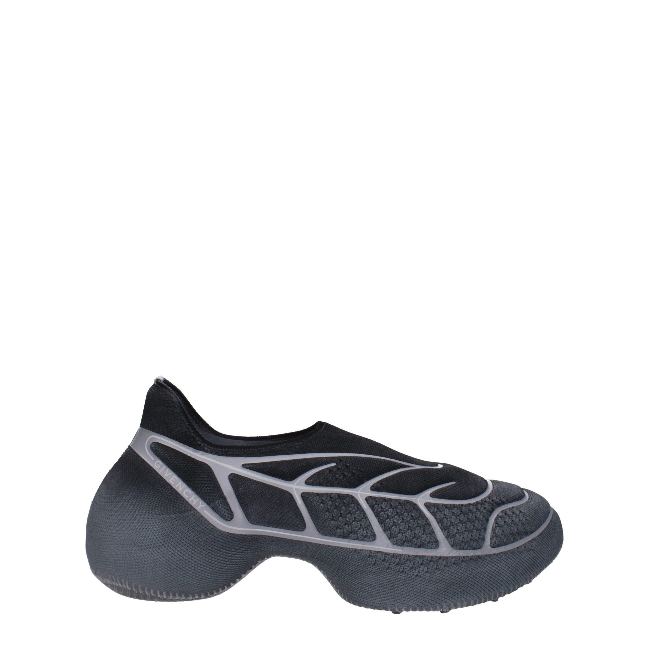 Givenchy Gray Fabric Athletic Sneakers