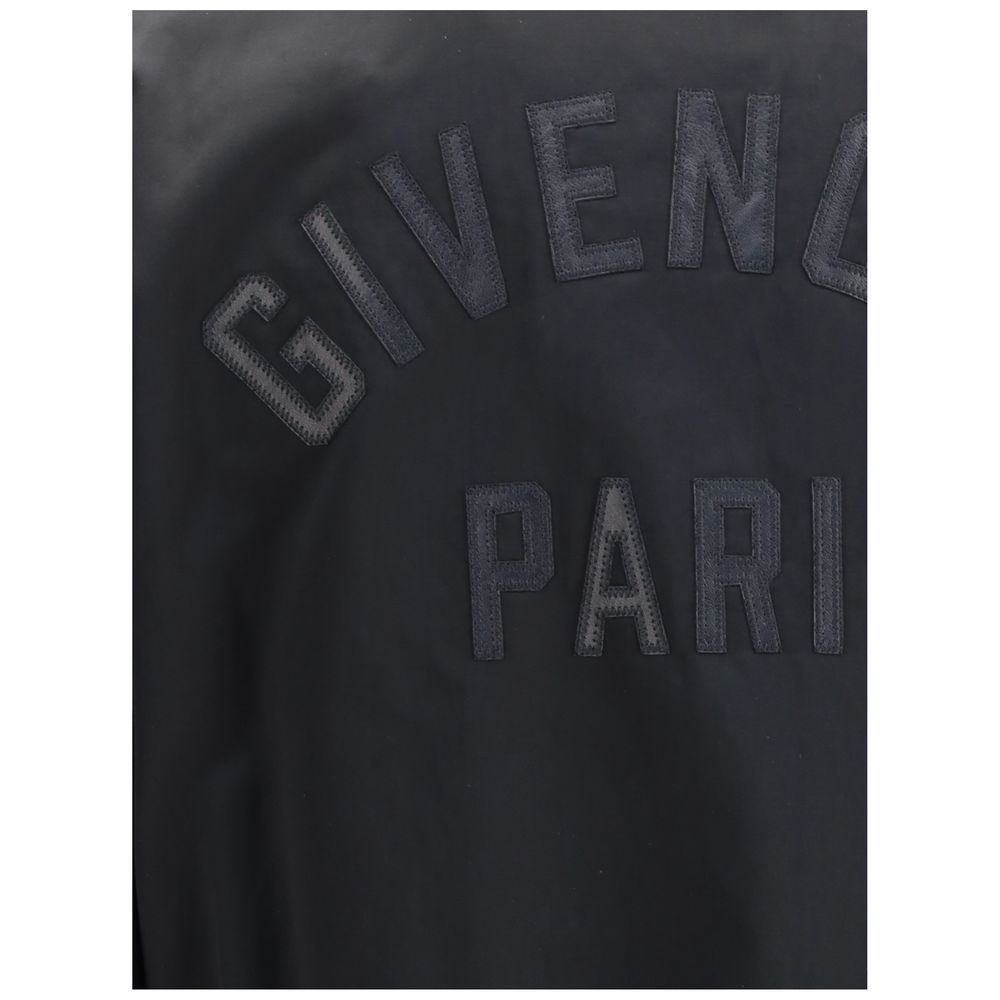 Givenchy Leather and satin bomber Jacket