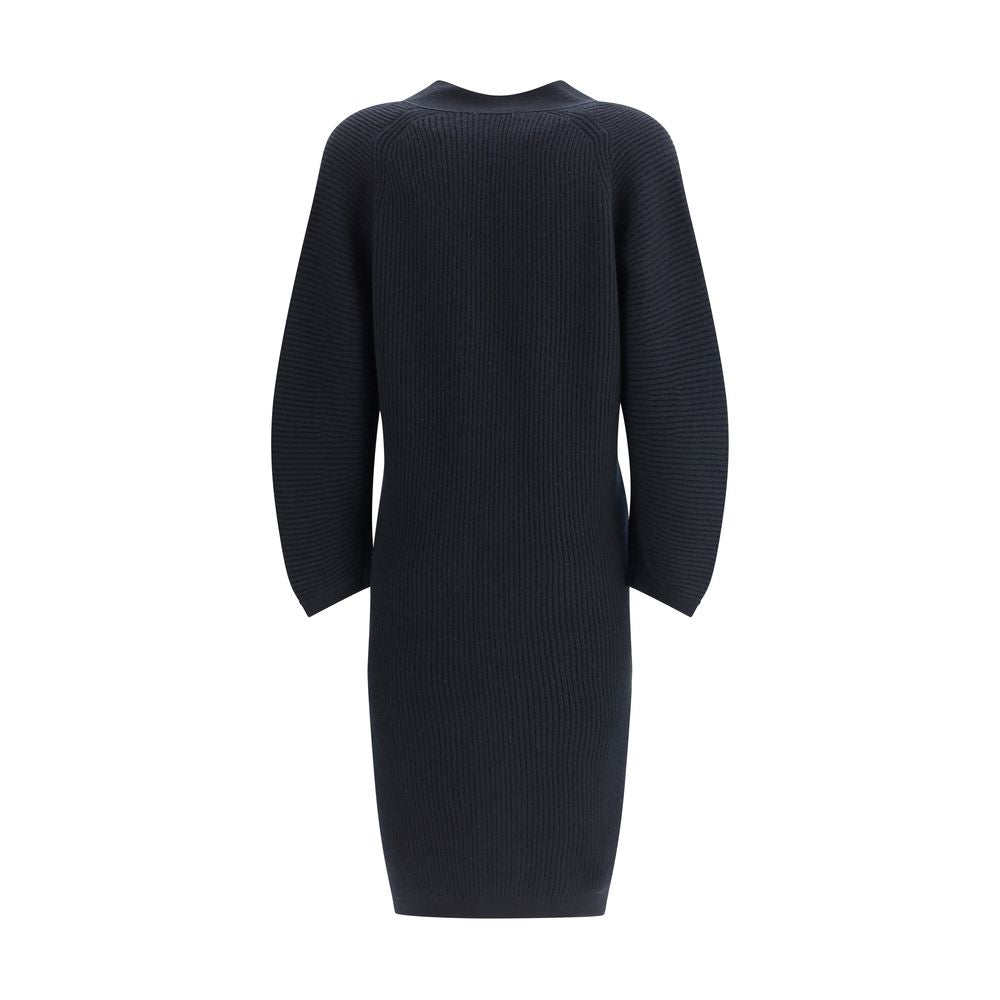 Forte_Forte Long ribbed cashmere Cardigan