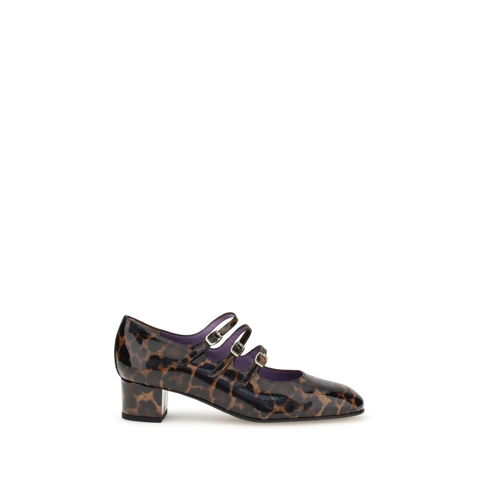 Carel Paris Kina Mary Jane Pumps leopardate