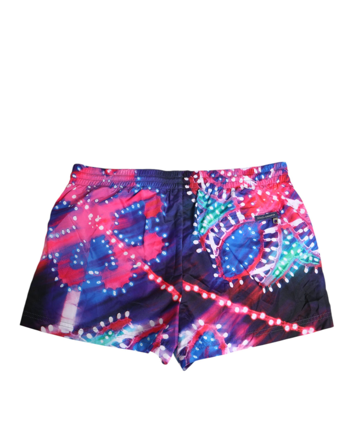 Dolce & Gabbana Multicolor Neon Print Polyester Shorts Swimwear