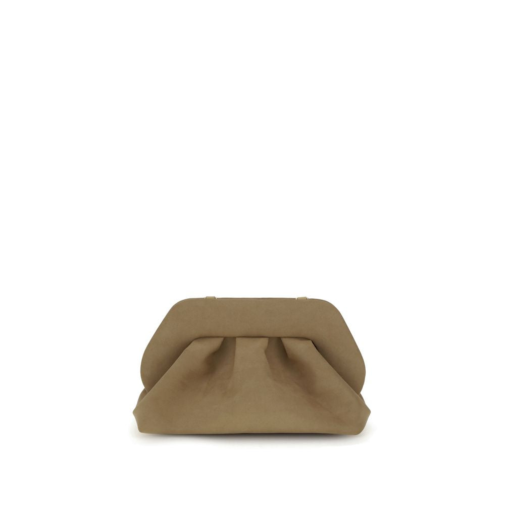 THEMOIRè Bios suede Clutch Bag