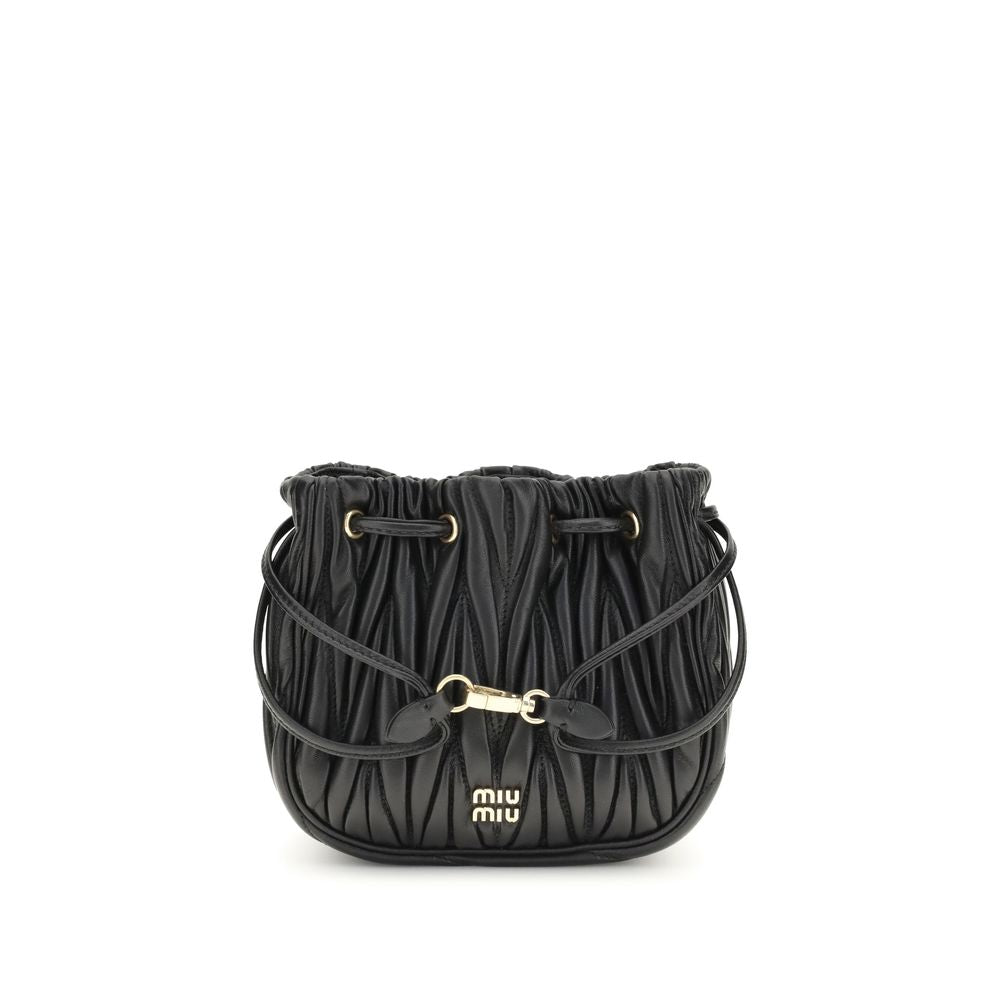 Miu Miu Matelassé nappa leather Pouch