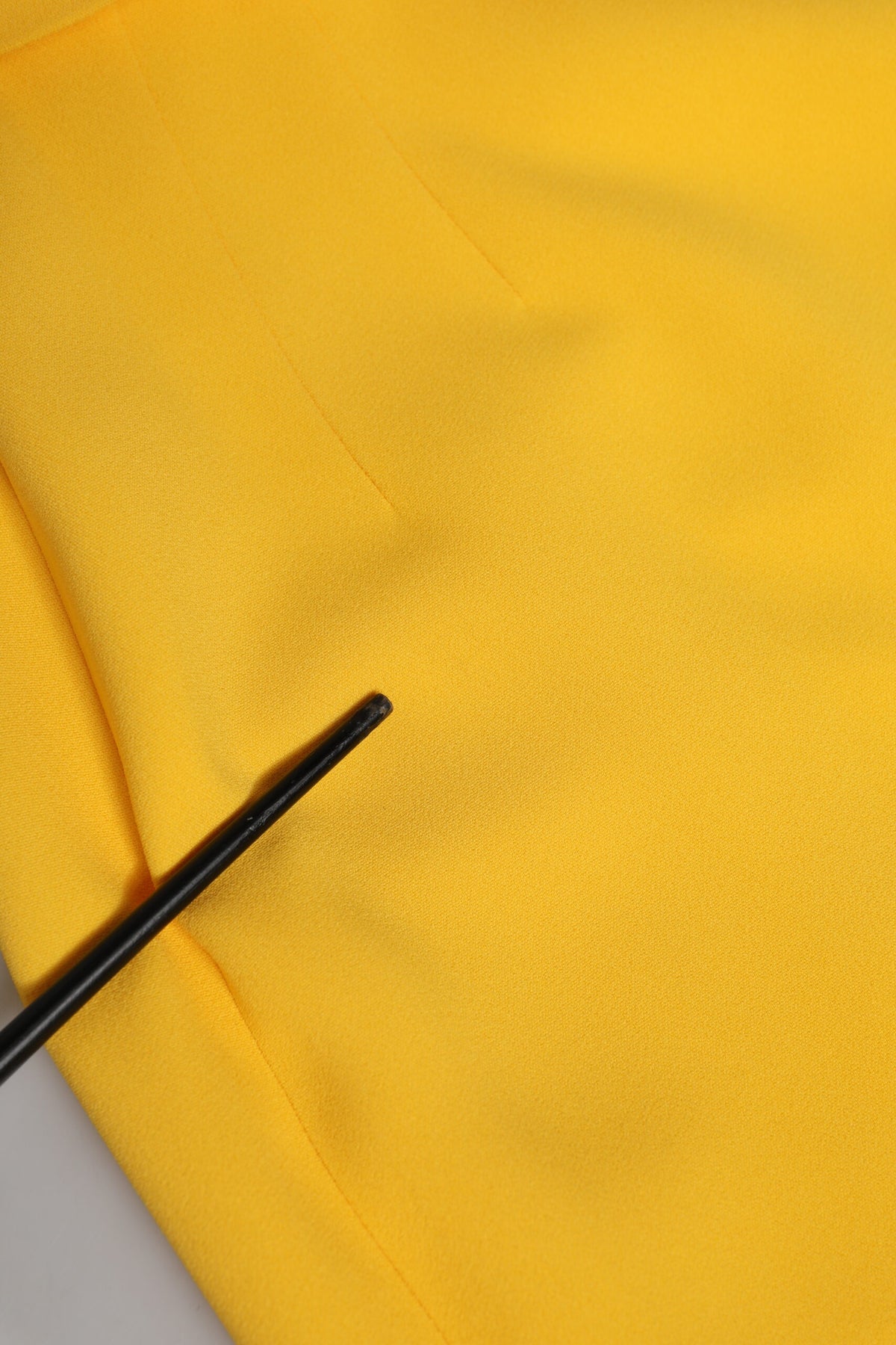 Dolce & Gabbana Yellow One Shoulder Side Slit Sheath Dress