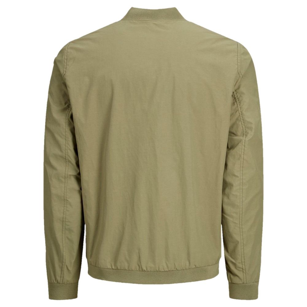 Jack Jones Green Polyester Bomber