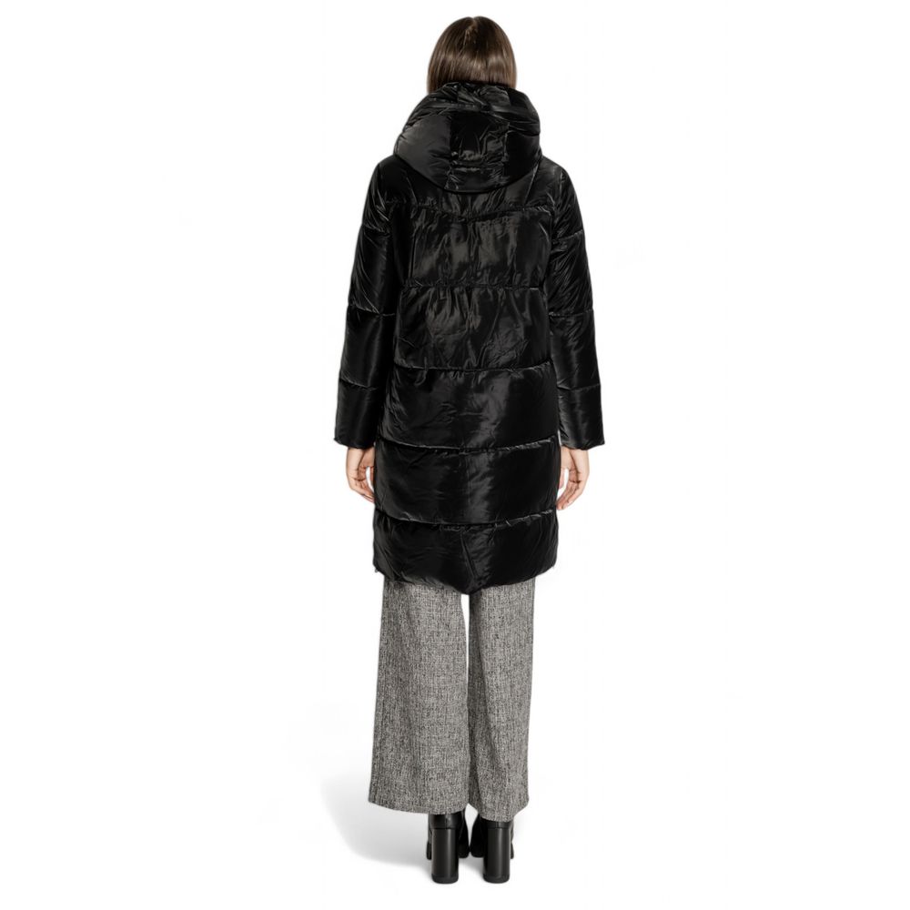 Cleré Black Polyester Jackets & Coat