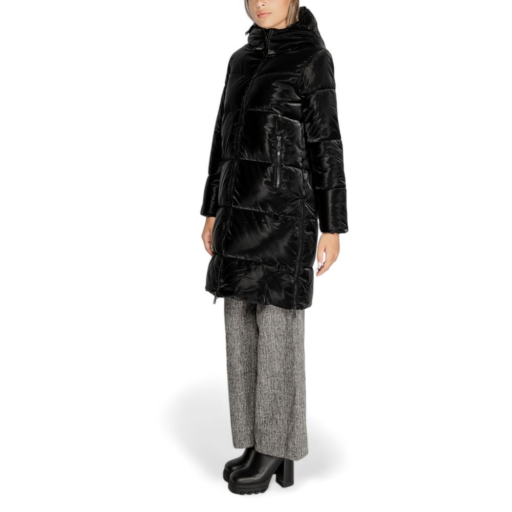 Cleré Black Polyester Jackets & Coat