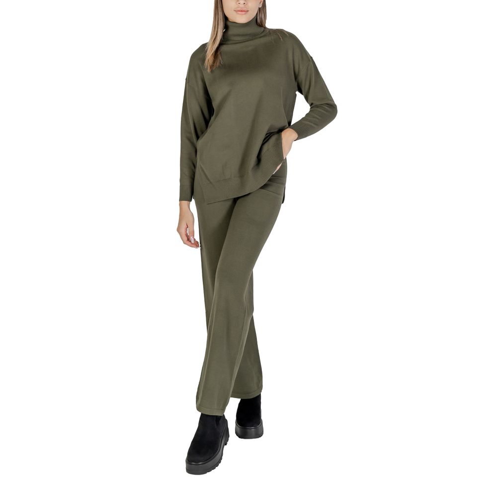 Cleré Green Viscose Turtleneck