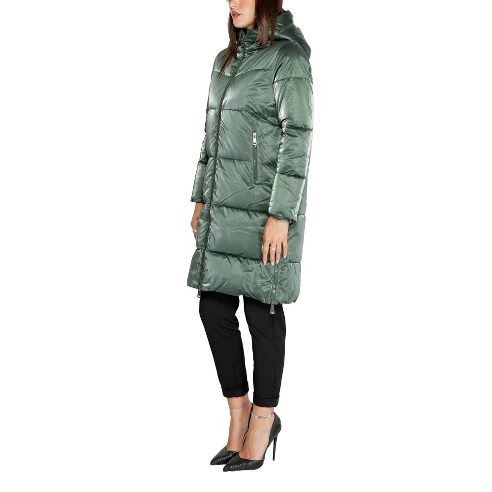 Cleré Green Polyester Jackets & Coat